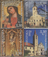 653744 MNH CROACIA 2021 SANTUARIOS MARIANOS CROATAS - Croatia