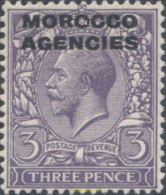 654809 HINGED MARRUECOS Agencia Britanica 1914 SELLOS DE GRAN BRETAÑA DEL 1912, SOBRECARGADOS - Morocco Agencies / Tangier (...-1958)