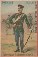 ARMEE RUSSE, CAVALERIE, SOUS OFFICIER DES DRAGONS DE LA GARDE, PRODUITS PHARMACEUTIQUE BRELAND COULEUR REF 16536 - Otros & Sin Clasificación