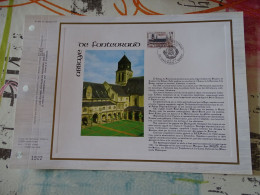 Tirage Limité Classeur Timbre Premier Jour  C.E.F Abbaye De Fontevraud 1978 - Documents Of Postal Services
