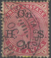 661772 USED INDIA INGLESA 1900 SELLOS SOBRECARGADOS ON H.M.S DEL 1900 - ...-1852 Prephilately