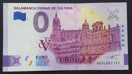 BILLETE 0 Euro Souvenir 0 € ESPAÑA: VEDL 2024-3 SALAMANCA CIUDAD DE CULTURA Vítores - Other & Unclassified
