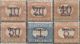 693246 HINGED ITALIA. VENECIA JULIA 1918 CIFRAS - Vénétie Julienne