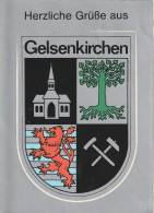 4650 GELSENKIRCHEN, Stadtwappen, Aufkleber-Karte - Gelsenkirchen