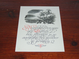 76759-    ILLUSTRATION WITH SAYING / MET SPREUK - Ohne Zuordnung