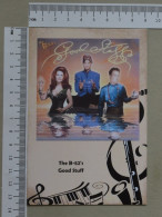 POSTCARD  - THE B-52'S - LPS COLLECTION - 2 SCANS  - (Nº59174) - Music And Musicians