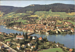 10562194 Stein Rhein Stein Rhein Fliegeraufnahme  Schloss Stein Am Rhein - Andere & Zonder Classificatie