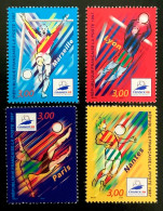 1997 N 3074 A 3077 - FRANCE 98 COUPE DU MONDE DE FOOTBALL - NANTES / MARSEILLE / PARIS / LYON - NEUF** - Unused Stamps