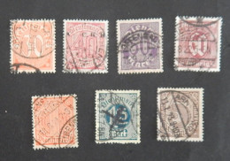 ALLEMAGNE SERVICE YT 21/26+28 OBLITERES  ANNEES 1920/1922 - Gebraucht