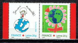 Au Profit De La Croix-Rouge : "Dessine Ton Vœu Pour Les Enfants Du Monde" - Unused Stamps