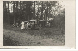 AMBULANCE MILITAIRE  US Vers RIBECOURT  -  Infirmiers Infirmières  -  CARTE PHOTO - Regimientos