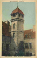 21 - Arnay Le Duc - Ancien Château - Tour De Marguerite De Bourgogne - Colorisée - CPA - Oblitération Ronde De 1943 - Vo - Arnay Le Duc