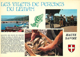 Recettes De Cuisine - Filets De Perches Du Léman - Multivues - Carte Neuve - Gastronomie - CPM - Voir Scans Recto-Verso - Küchenrezepte