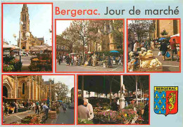 Marchés - Bergerac - Jour De Marché - Multivues - Blasons - Carte Neuve - CPM - Voir Scans Recto-Verso - Märkte
