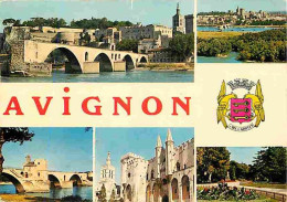 84 - Avignon - Multivues - Blasons - Flamme Postale - CPM - Voir Scans Recto-Verso - Avignon