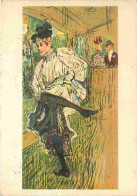Art - Peinture - Toulouse Lautrec - Jane Avril Dansant - CPM - Voir Scans Recto-Verso - Paintings