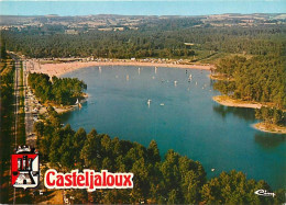 47 - Casteljaloux - Le Lac De Clarens - La Plage Et Son Camping - Vue Aérienne - Carte Neuve - CPM - Voir Scans Recto-Ve - Casteljaloux