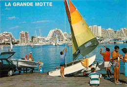 34 - La Grande Motte - Ecole De Voile - Automobiles - CPM - Voir Scans Recto-Verso - Other & Unclassified