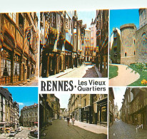 35 - Rennes - Les Vieux Quartiers - Multivues - CPM - Voir Scans Recto-Verso - Rennes