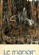 Animaux - Oiseaux - Le Manoir D'Estivareilles - Musée De La Nature - Hérons Pourprés Et Cendrés - Flamme Postale - CPM - - Vögel
