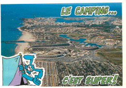 34 - Cap D'Agde - Le Centre Naturiste Et La Station - Vue Aérienne - Architecture - Voir Scans Recto-Verso - Agde