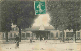 58 - Cosne Cours Sur Loire - La Gare - Animée - CPA - Oblitération De 1910 - Voir Scans Recto-Verso - Cosne Cours Sur Loire