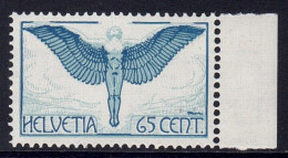 Suisse // Schweiz // Switzerland //  Poste Aérienne   // 1933-1937 //  Icare No. 10z (grillé) Timbre Neuf** MNH - Unused Stamps