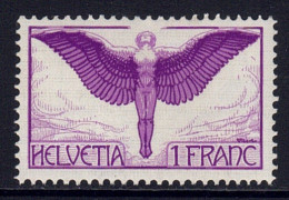 Suisse // Schweiz // Switzerland //  Poste Aérienne   // 1933-1937 //  Icare No. 12z (grillé) Timbre Neuf** MNH - Unused Stamps