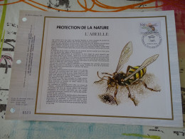 Tirage Limité Classeur Timbre Premier Jour  C.E.F Protection De La Nature  L'abeille  1979 - Postdokumente