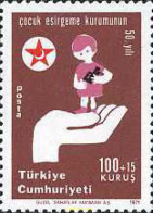 702303 MNH TURQUIA 1971 50 ANIVERSARIO DE LA ASOCIACION DE PROTECCION DE LA INFANCIA - ...-1858 Prefilatelia