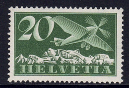 Suisse // Schweiz // Switzerland //  Poste Aérienne   // 1933-1937 //  Avion No. 4z (grillé) Timbre Neuf** MNH - Unused Stamps