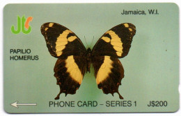 Jamaica - PAPILIO HOMERUS - 5JAMH - Giamaica
