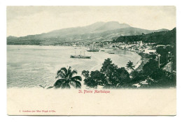 SAINT-PIERRE (Martinique) - VUE GENERALE, LA BAIE Et LES BATEAUX - Vendue Par Mac Hugh & Cie. - Sonstige & Ohne Zuordnung