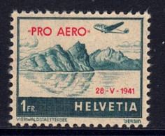 Suisse // Schweiz // Switzerland //  Poste Aérienne   // 1941 //  Pro-Aéro No. 35  Timbre Neuf** MNH - Nuevos