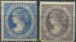 707285 HINGED ESPAÑA 1866 ISABEL II - ...-1850 Vorphilatelie