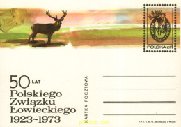 707627 MNH POLONIA 1973 PROTECCION A LOS CIERVOS - Ongebruikt