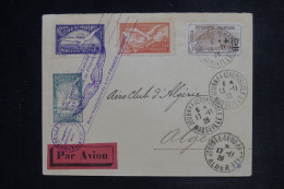 FRANCE  - Vignettes De L'Aéro Club De Provence Sur Enveloppe De Marseille Pour Alger Par Avion En 1926  - L 152539 - 1927-1959 Cartas & Documentos