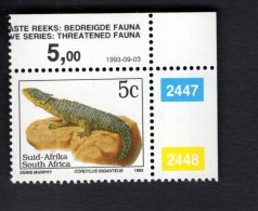 2034994679 1993 SCOTT 852  (XX)  POSTFRIS MINT NEVER HINGED - ENDANGERED FAUNA -  CORDYLUS GIGANTEUS - Unused Stamps