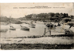 CP 33 Taussat Les Bains (Bassin D'Arcachon ) Un Coin Du Port 1921 Au Dos - Autres & Non Classés