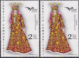 712424 MNH TURQUIA 2019 EUROMED 2019 - TRAJES TRADICIONALES - ...-1858 Préphilatélie