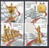 Armenia - Correo 2007 Yvert 503/506 ** Mnh Deportes - Ajedrez - Armenia