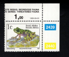 2034996986 1993 SCOTT 850  (XX)  POSTFRIS MINT NEVER HINGED - ENDANGERED FAUNA -  HELEOPHRYNE ROSEI - Ongebruikt