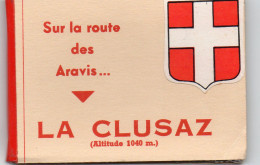 La Clusaz - Sur La Route De Aravis  - Petit Carnet De 10 Photos ( Dim. 9 X 6,5 Cm) - La Clusaz