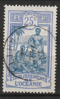 OCEANIE YT 28 Oblitéré  Tahiti 19 DEC 1912 - Used Stamps