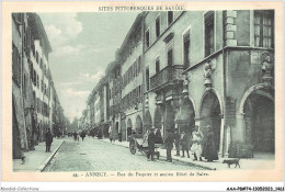 AAAP8-74-0697 - ANNECY - Rue Du Paquier Et Ancien Hotel De Sales - Annecy