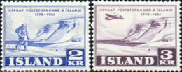 713693 MNH ISLANDIA 1951 175 ANIVERSARIO DE LA ORGANIZACION DE LOS SERVICIONS POSTALES - Collections, Lots & Series