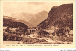 ABIP4-74-0317 - LES HOUCHES - Viaduc Sainte Marie Et La Chaine Des Fiz  - Les Houches