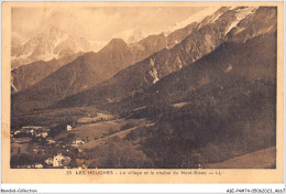ABIP4-74-0308 - LES HOUCHES - Le Village Et La Chaine Du Mont Blanc  - Les Houches