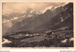 ABIP4-74-0294 - LES HOUCHES - Village De L'Essert -Le Chef Lieu Et La Chaine Du Mont Blanc  - Les Houches