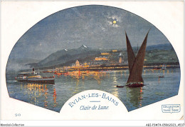 ABIP3-74-0243 - EVIAN-LES-BAINS - Clair De Lune  - Evian-les-Bains